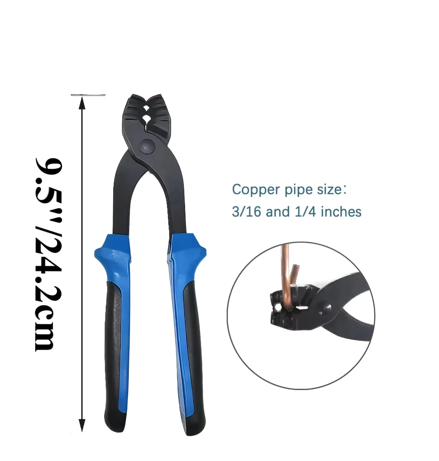 9-Inch Brake Line Bender Pliers, Brake Line Bending Tool, 1/4