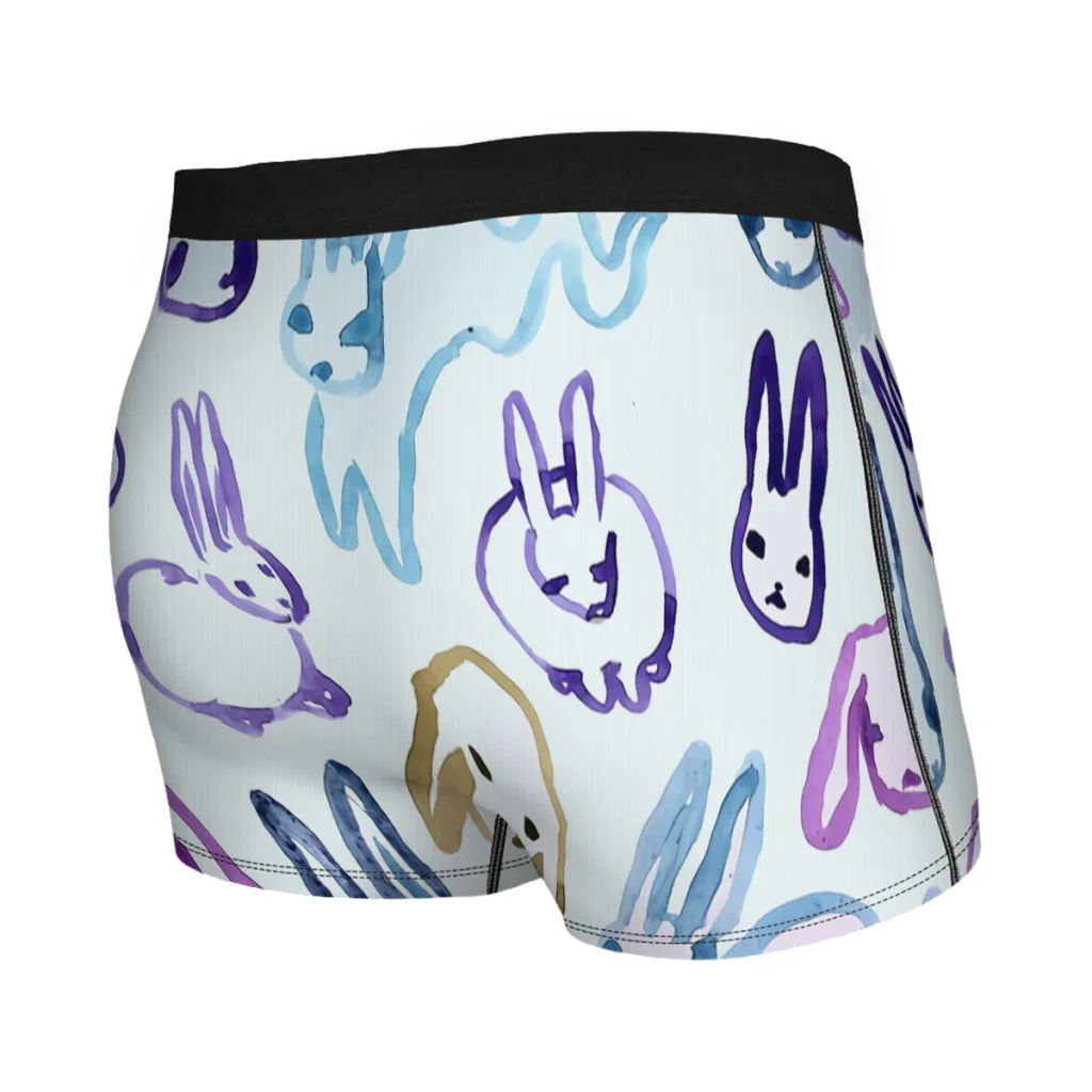 Bunz Rabbit Underpants Cotton Panties Men's Underwear Print Shorts Boxer Briefs