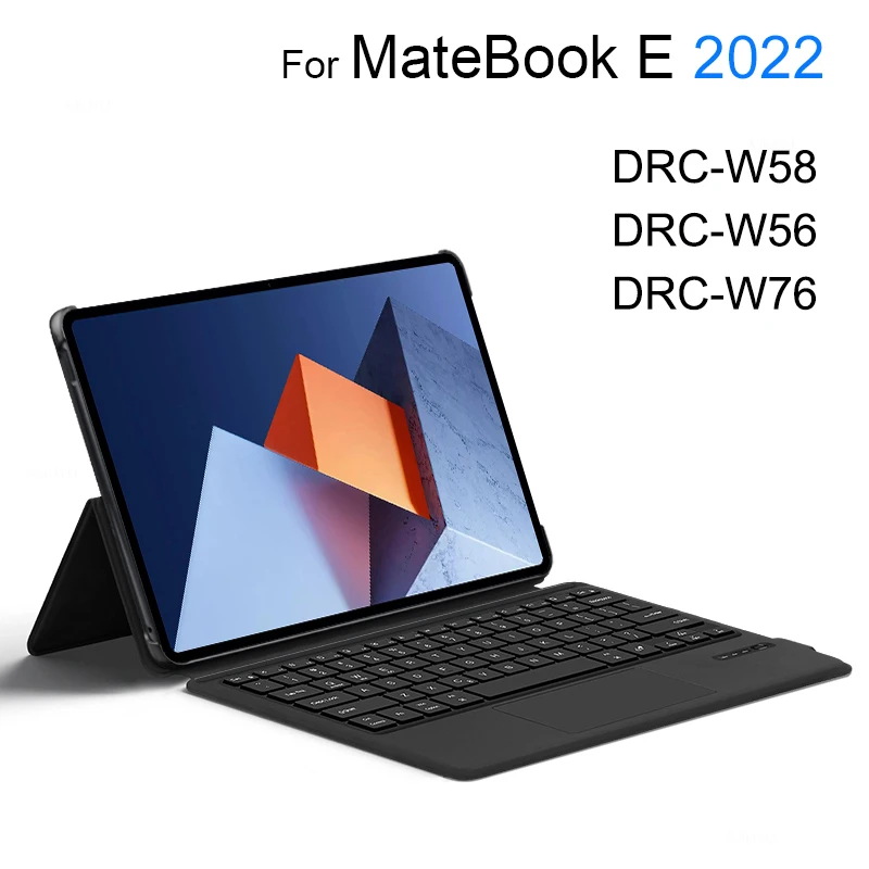 

Case For Huawei MateBook E 12.6" 2022 DRC-W58 W56 W76 matebook e 12.6 Tablet Bluetooth keyboard touch pad protective cover cases