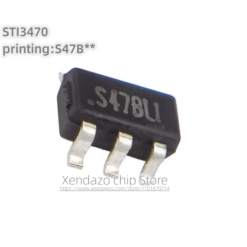 50pcs/lot STI3470 Silk screen printing S47B** SOT23-6 package Original genuine DC-DC voltage regulator and step-down chip