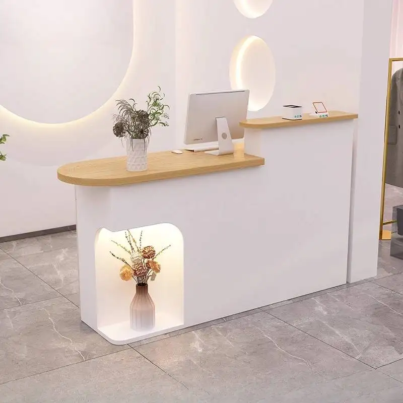 Cheap Clinic Reception Desks Checkout Vintage Drawers Modern Reception Desks Classic Luxury Recepcion Mostrador Furniture