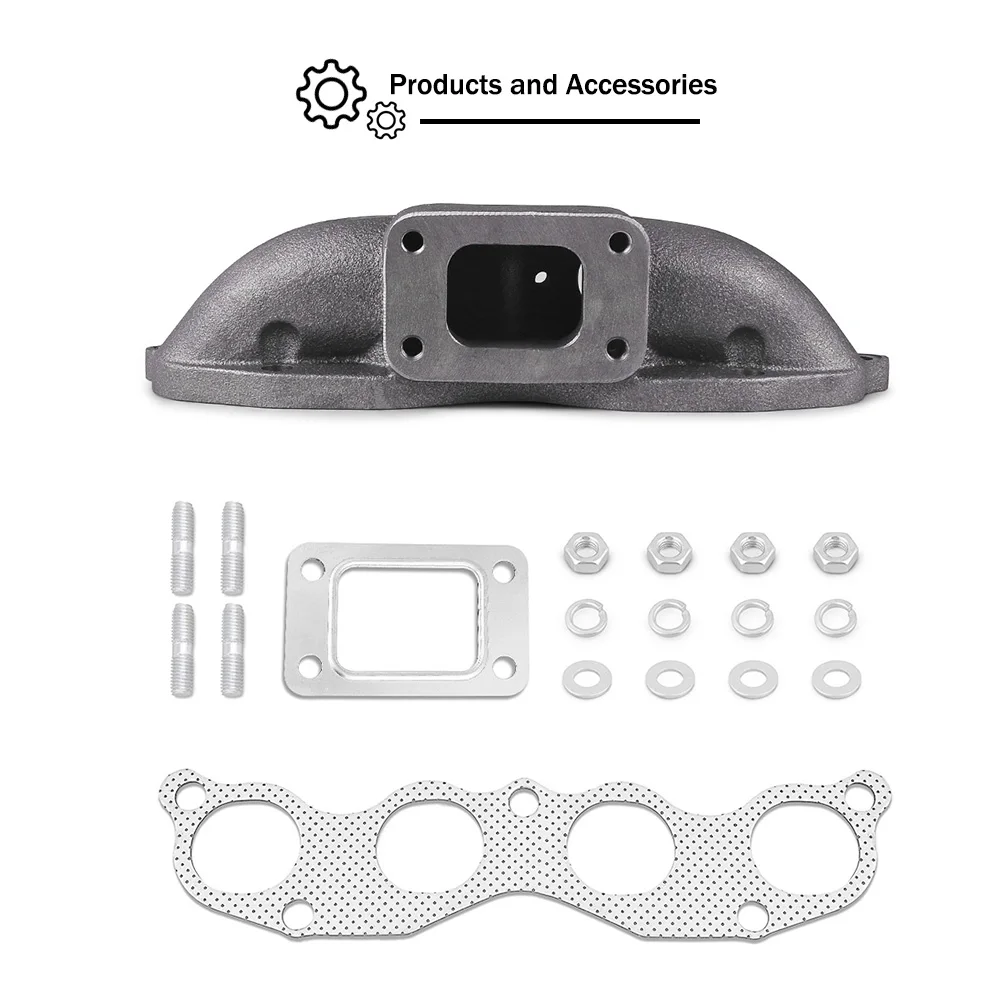 

Fit For Honda Civic 02-05 Si Ep3 K20 For Acura Rsx 02-06 Cast Iron T3/T4 Turbo Manifold