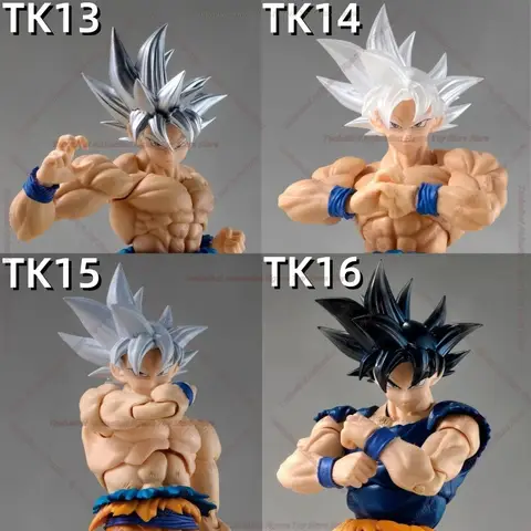 TKCUSTOM TK TK013 TK014 TK015 K016 Dragon Ball SHF Ultra Instinct Son Goku 3.0 Huvuden Anpassad Huvudskulptur Set Actionfigurer Leksaker 10 best sales sh figuarts boku no hero - №3