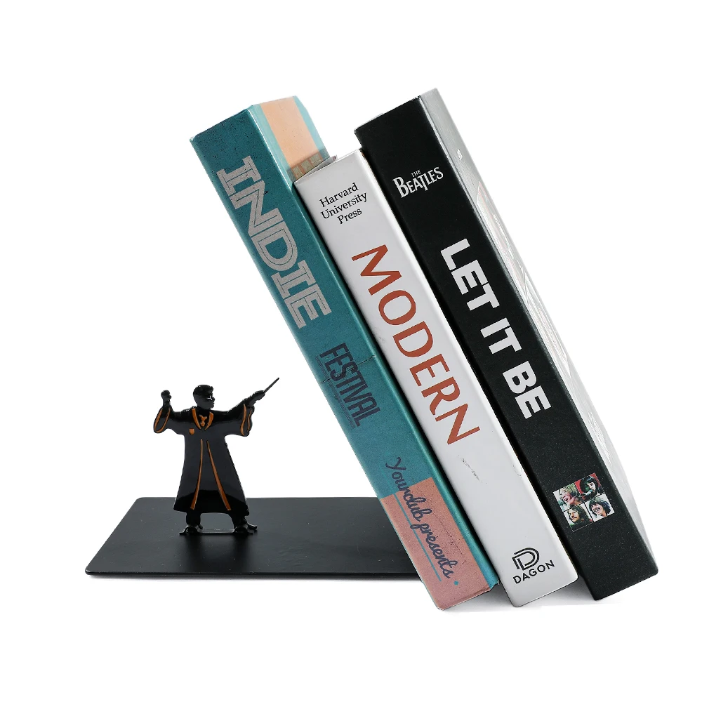 Harry Potter Heavy Duty Metal Bookends For Office Desk Student Desks Home Decor Great Gift Giving Desktop Ornament