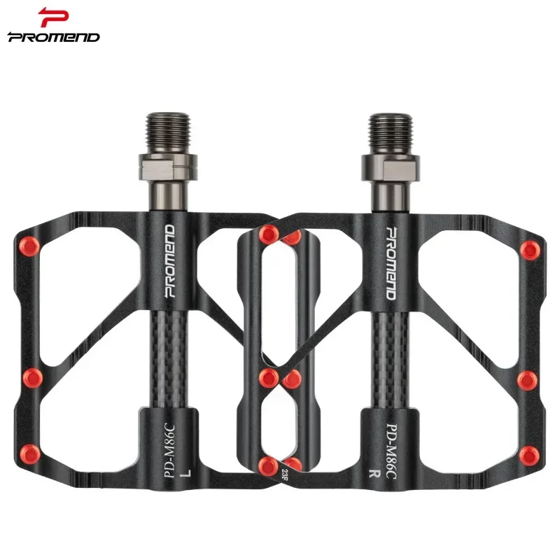 

New ProMend Bicycle Pedal R87c Road Bike Carbon Fiber Bearing Pedal Mountain Bike 3 Peilin Pedal