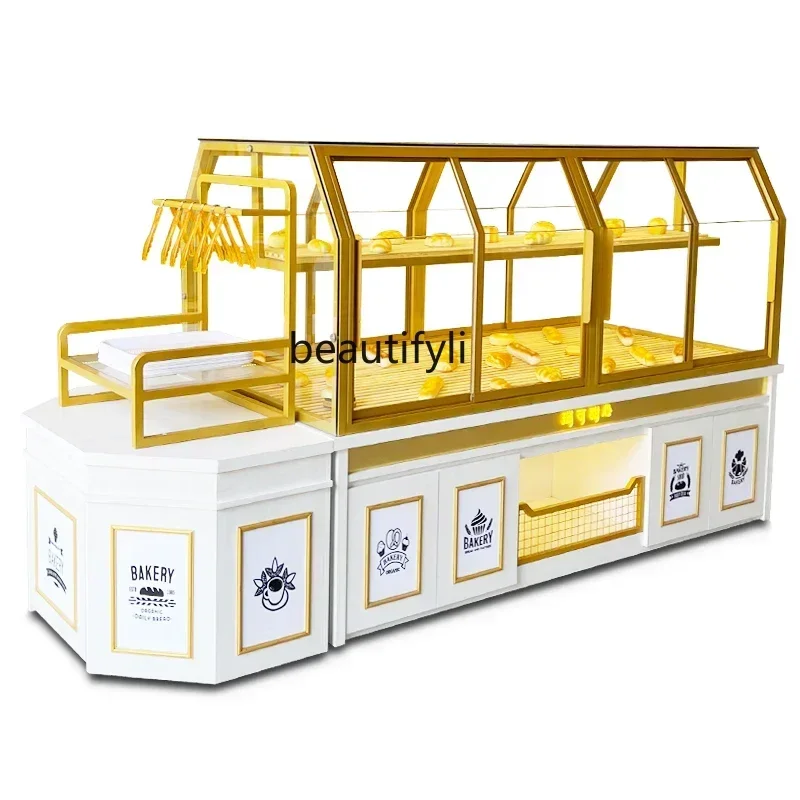 2003yj Customized Bread Display Cabinets Nakajima Cabinet Side Cabinet Pastry Counter Cake Shop Display Stand