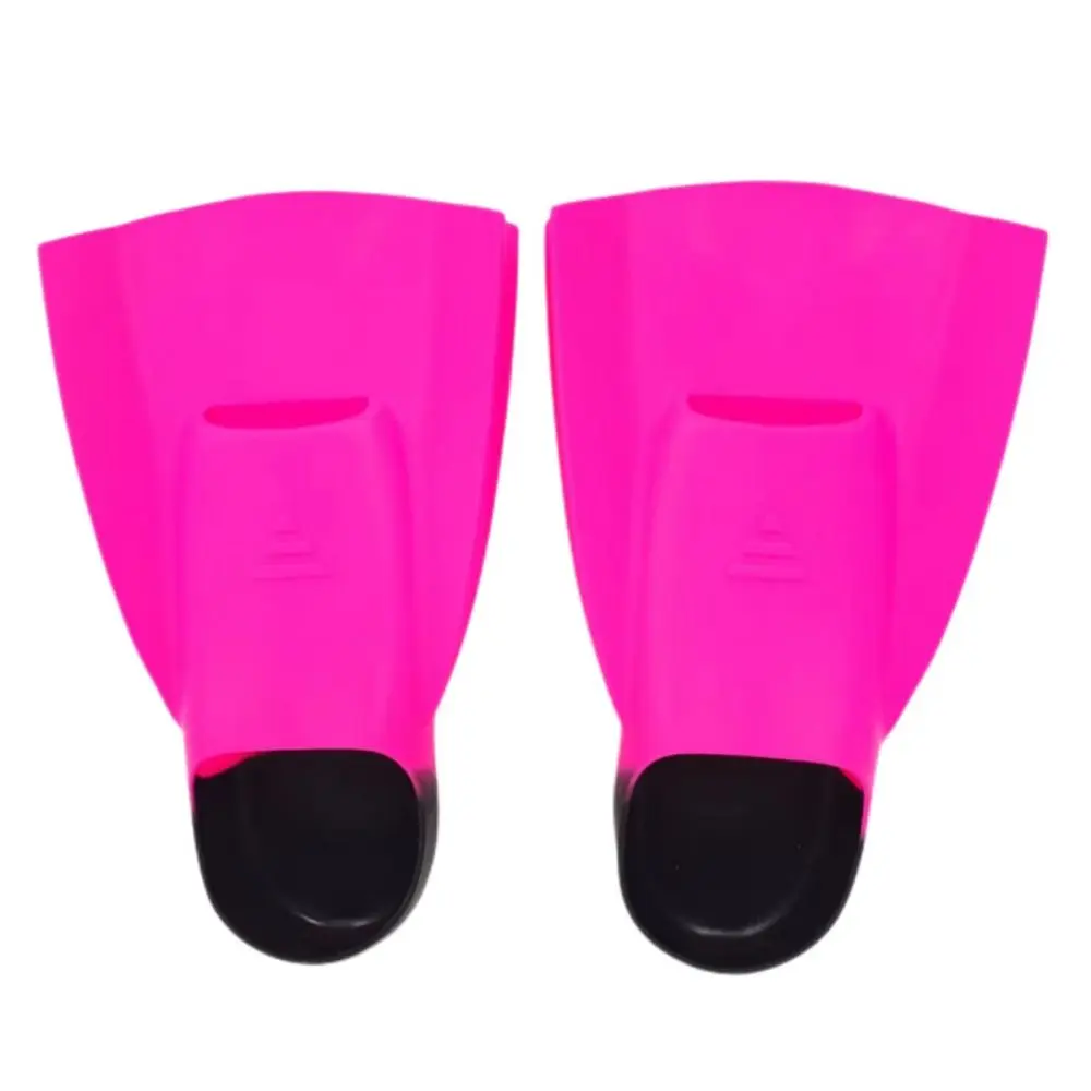 1 Pair Silicone Swim Fins Wear-resistant Durable Swimming Training Fins Dynamic Design Comfortable Floating Swim Fins Teens