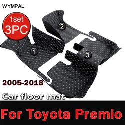 Car Floor Mats For Toyota Premio 5SEATS 2005 2006 2007 2008 2009 2010 2011 2012 2013 2014 2015 2016 2017 2018 Car Accessories