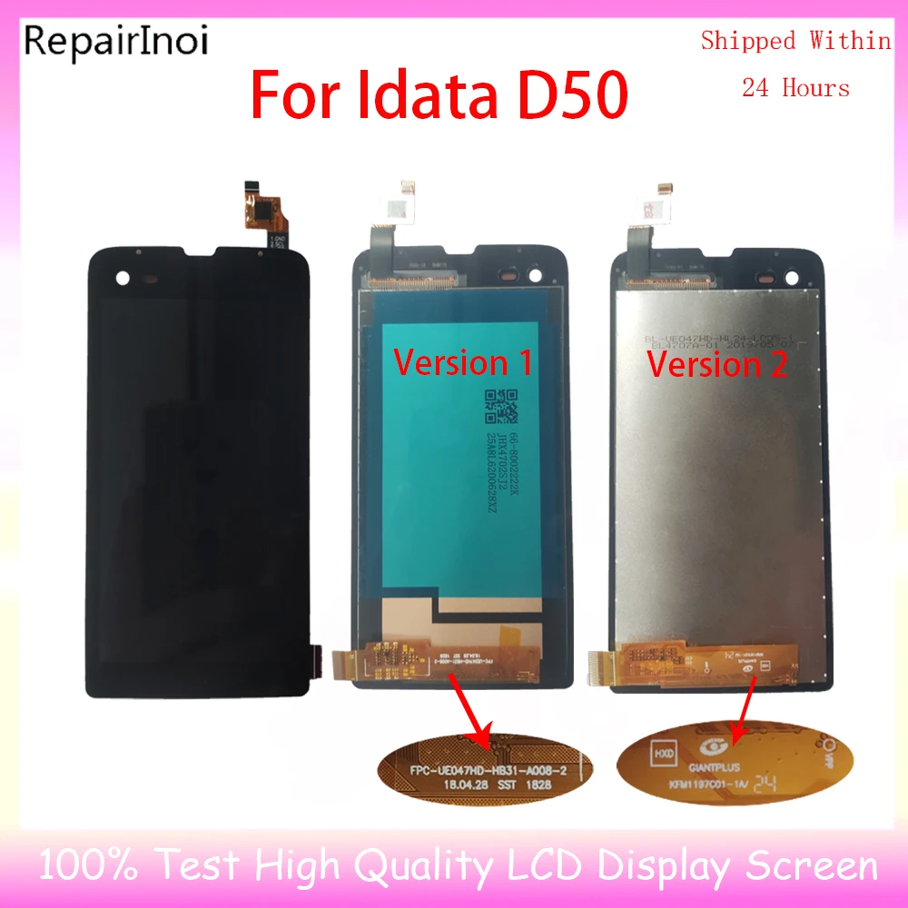 

100% Tested LCD Display For IDATA D50 LCD Touch Screen Digitizer Assembly Replacement Part