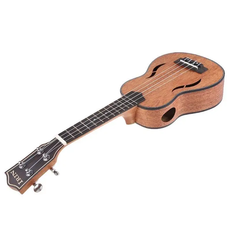 652F Beginners Hawaiian Ukulele Instrument Kid Small Guitar Four String Walnut Wooden Children Ukulele Simple and Fun