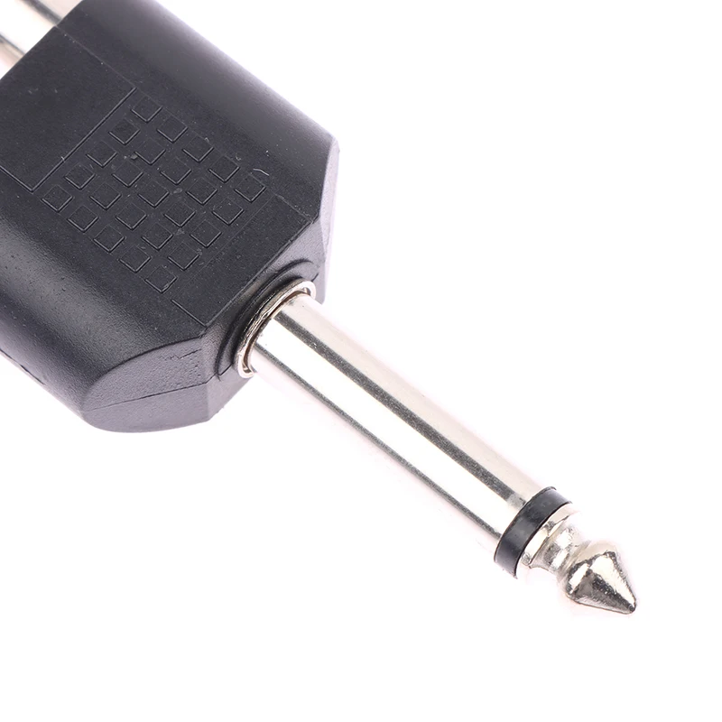 1 szt. Męski Audio Stereo/mono Jack 6.5mm żeński do 2 RCA męski konwerter Adapter złącza gniazdo Audio do głośnika