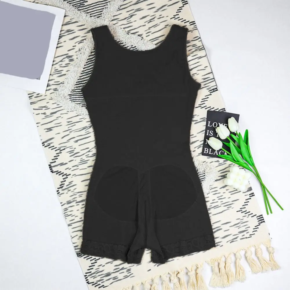 深いVネックの背中開きスリムフィットシェイプウェア、シームレスなお腹引き締め女性用下着、ノースリーブプラスサイズレースビキニボディスーツ女性用