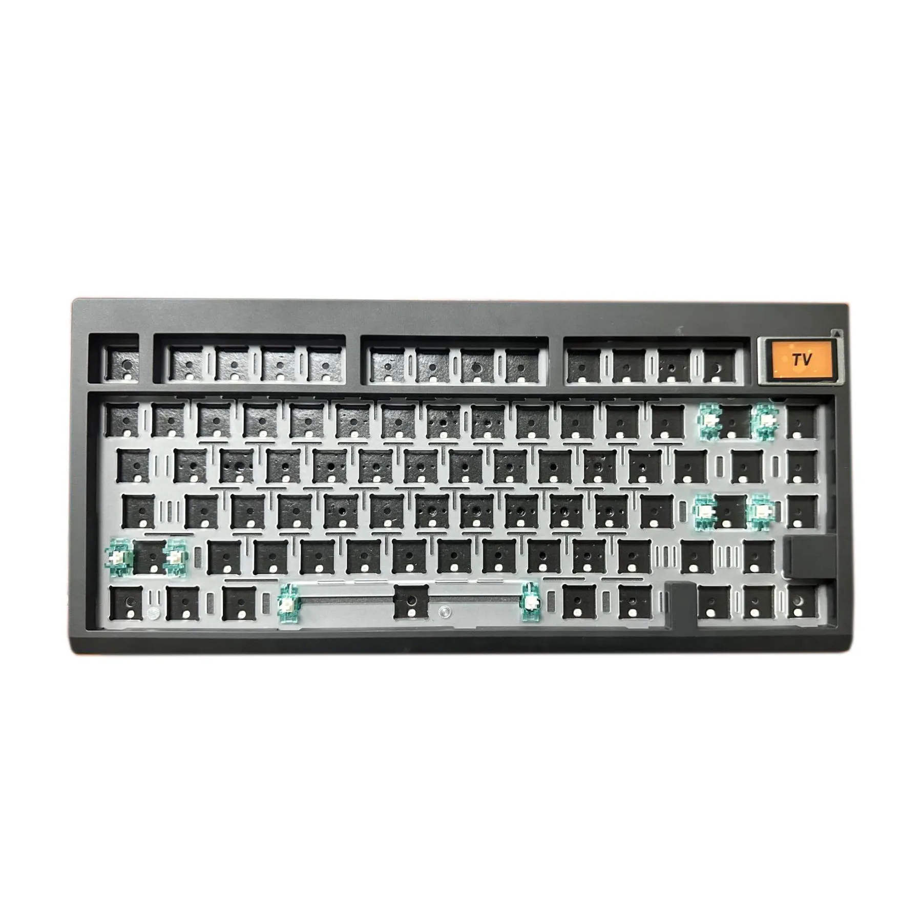 

Zuoya GMK81 Triple-Mode Gasket Structure Mechanical Keyboard DIY Kit With Screen,65% Layout 66 Key,Hot Swappable,RGB