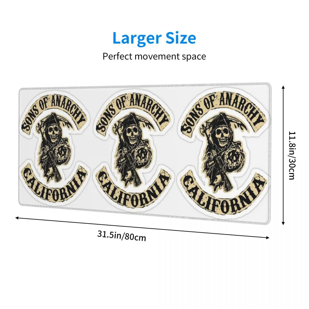 Large Mouse Pad Sons Of Anarchy Samcro Whiskey Gamer PC Laptop Mats Keyboard Carpet Computer Gaming Office Accessories Desk Mat
