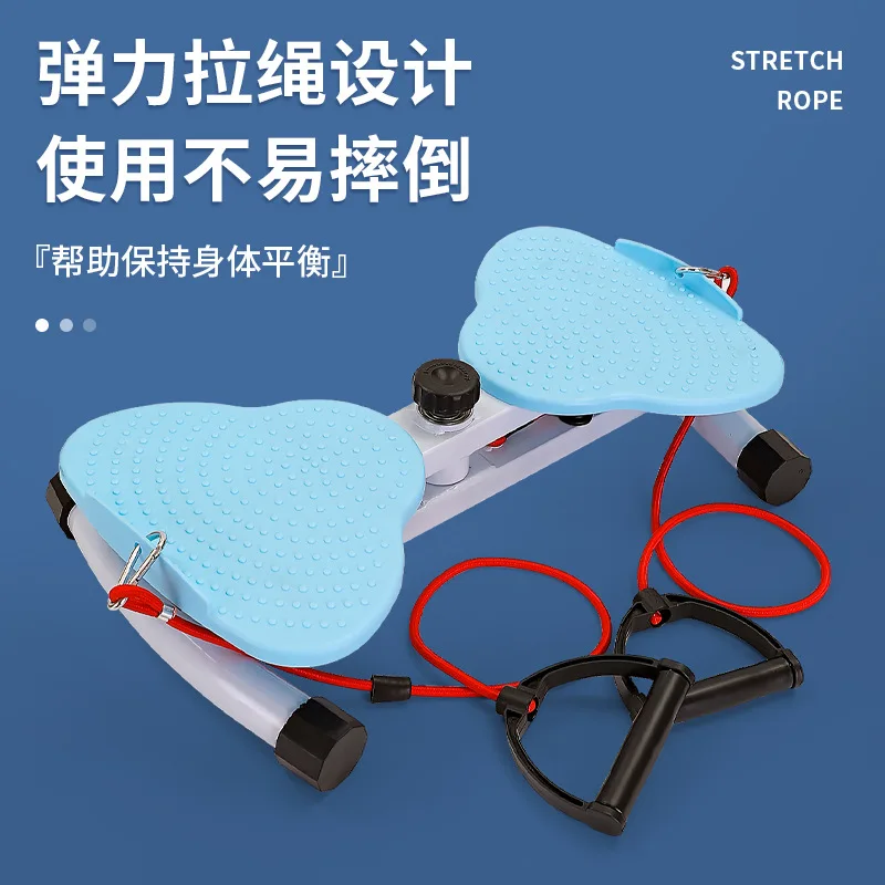 ماكينة لف الخصر الدوارة ذات الخصر الكبير معدات اللياقة البدنية الصامتة للتنحيف المنزلي للنساء