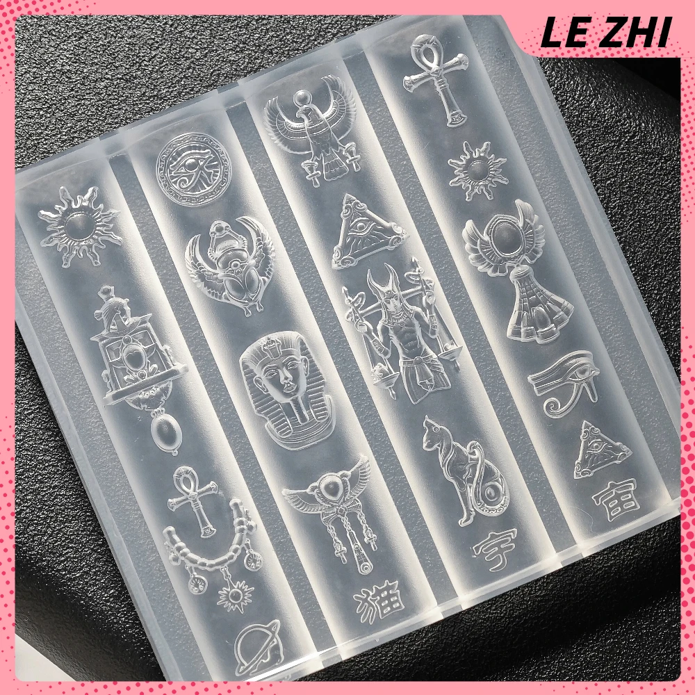 1 Uds. Vintage estilo egipcio  - Nail Art Vintage reseña y precio