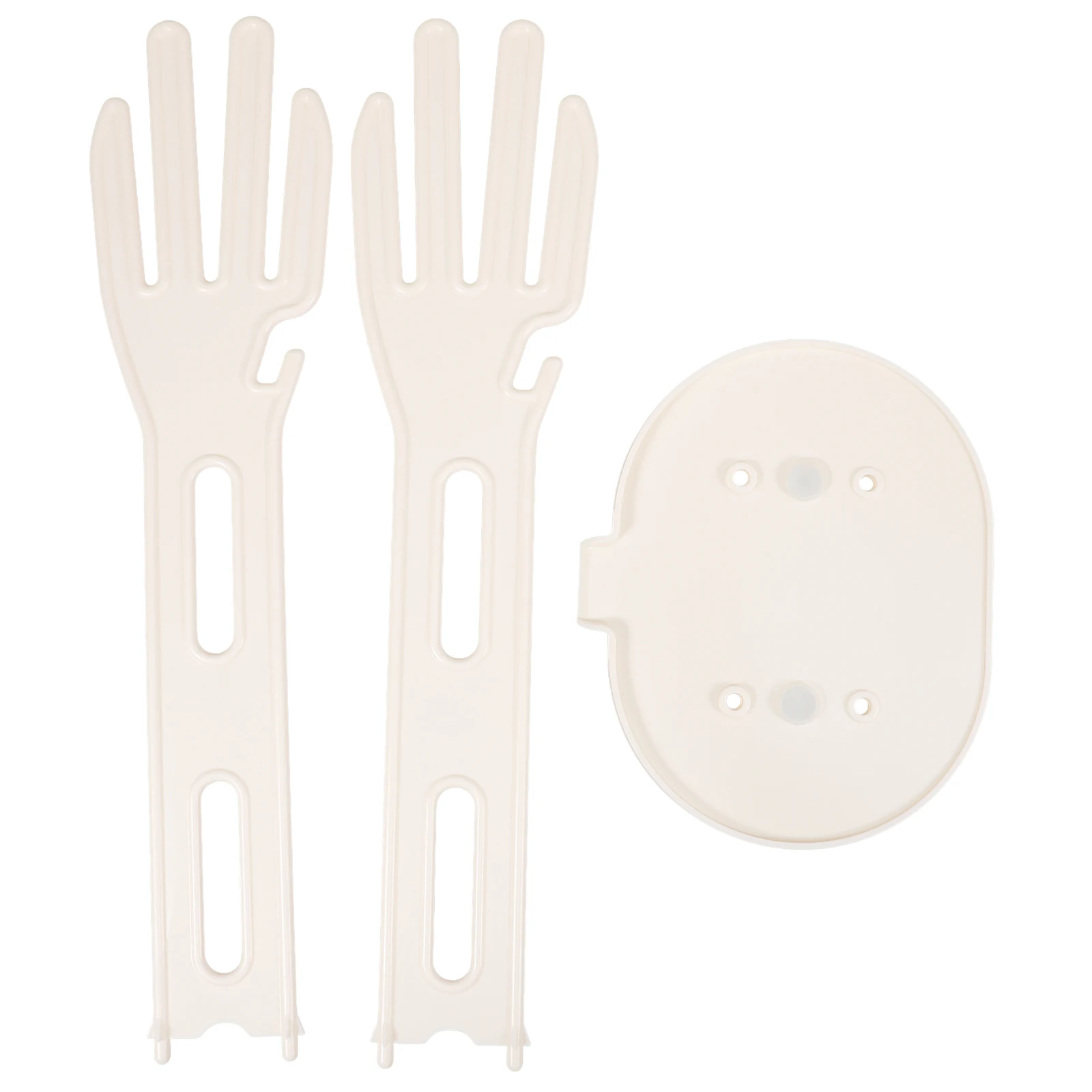 Detachable Kitchen Glove Holder Reusable Bag Dish Towel Drying Stand Suction Cup Base Pp Plastic Dishwashing Mitten Organizer