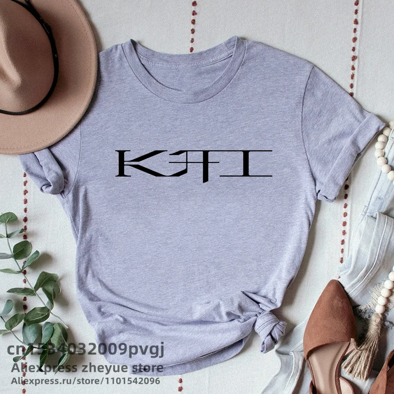 KPOP EXO KAI T Shirt Women Korean Style Letter Print T-shirt Harajuku Summer Woman Tshirts Streetwear Unisex T-shirt