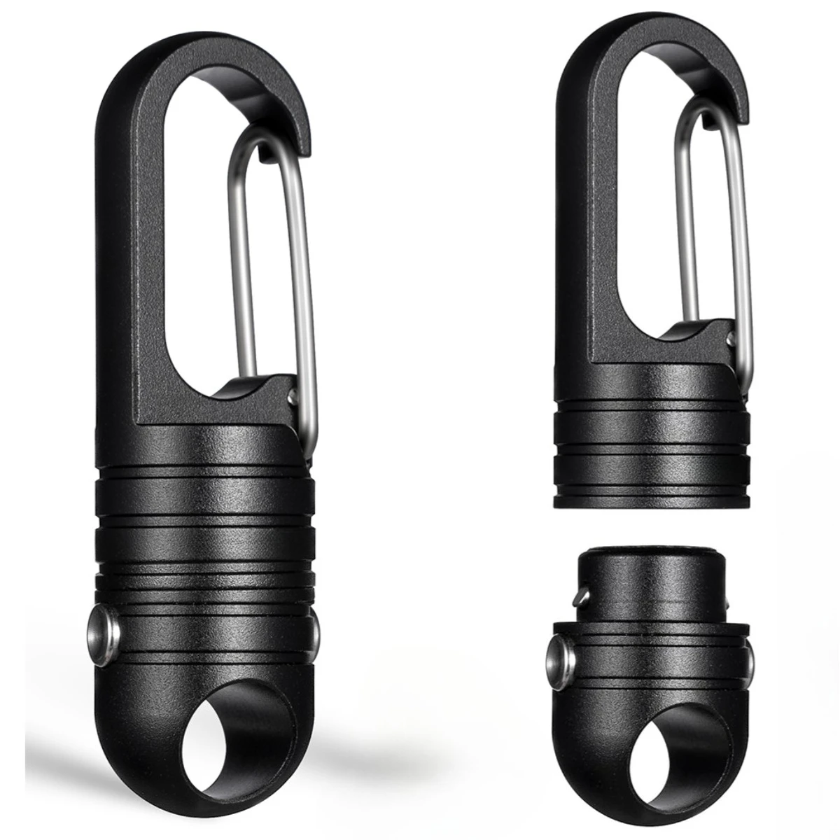 Magnetic Quick Release Keychain with Spring Key Clip,Lock System, Heavy Duty Metal Key Ring Holder, Car Key Fob Accessory