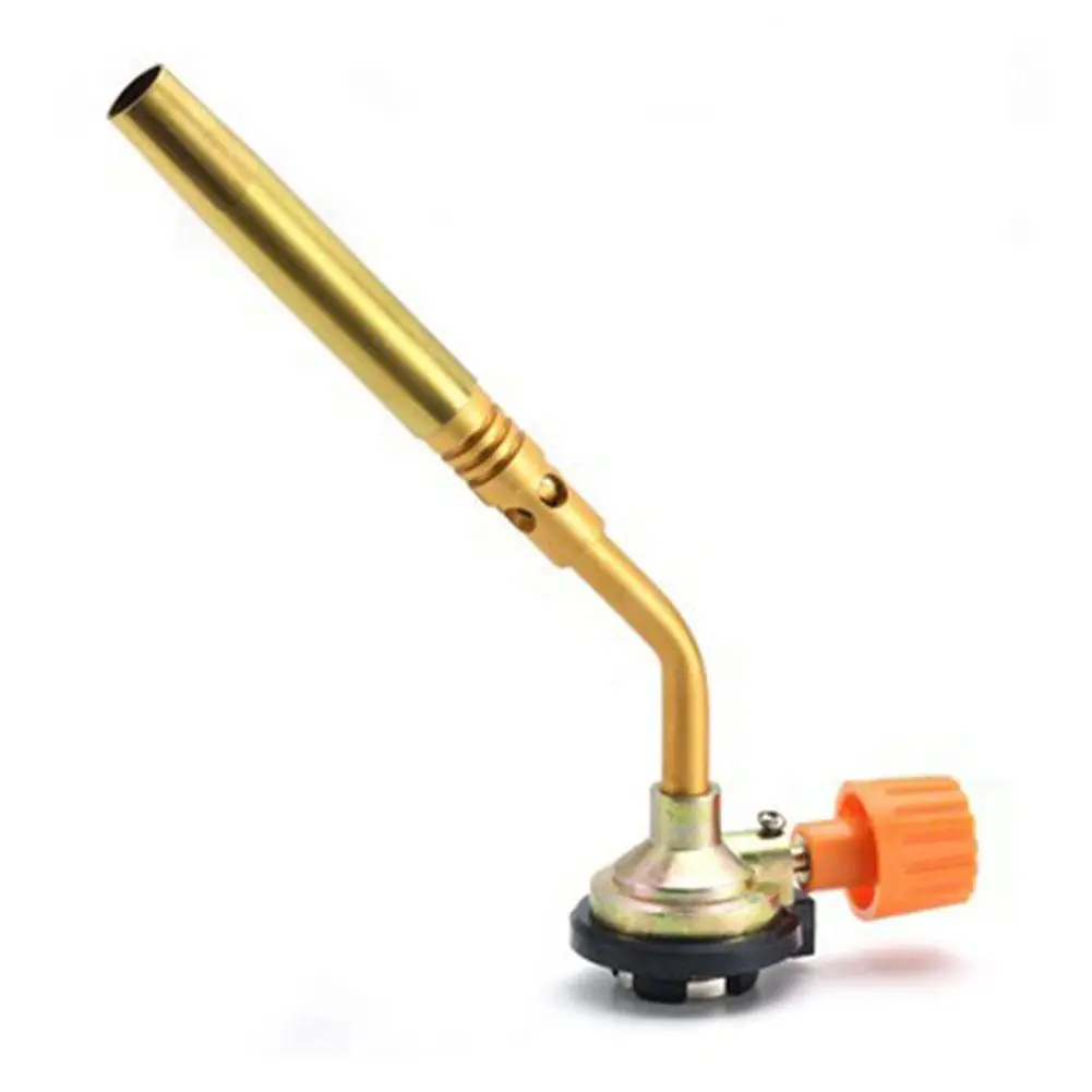 2024 Welding Gas Flame Gun Butane Burner Brazing Flamethrower Heat Soldering Outdoor Camping Gun BBQ Portable Equipment