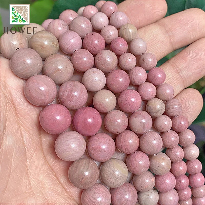 Smooth Red Rhodonite Loose Round Beads Diy Bracelet Accessories Beads for Handmade Jewelry Making 15