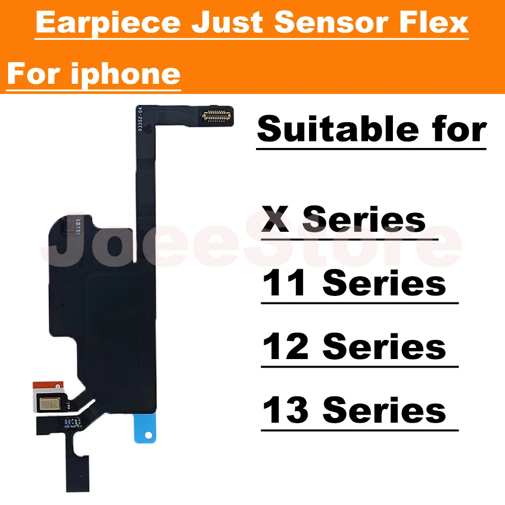 1pcs Earpiece Just Sensor Flex Cable for iPhone X XS XR 11 12 13 Pro Max Earpiece Proximity Light Not Empty Speaker Repair Parts