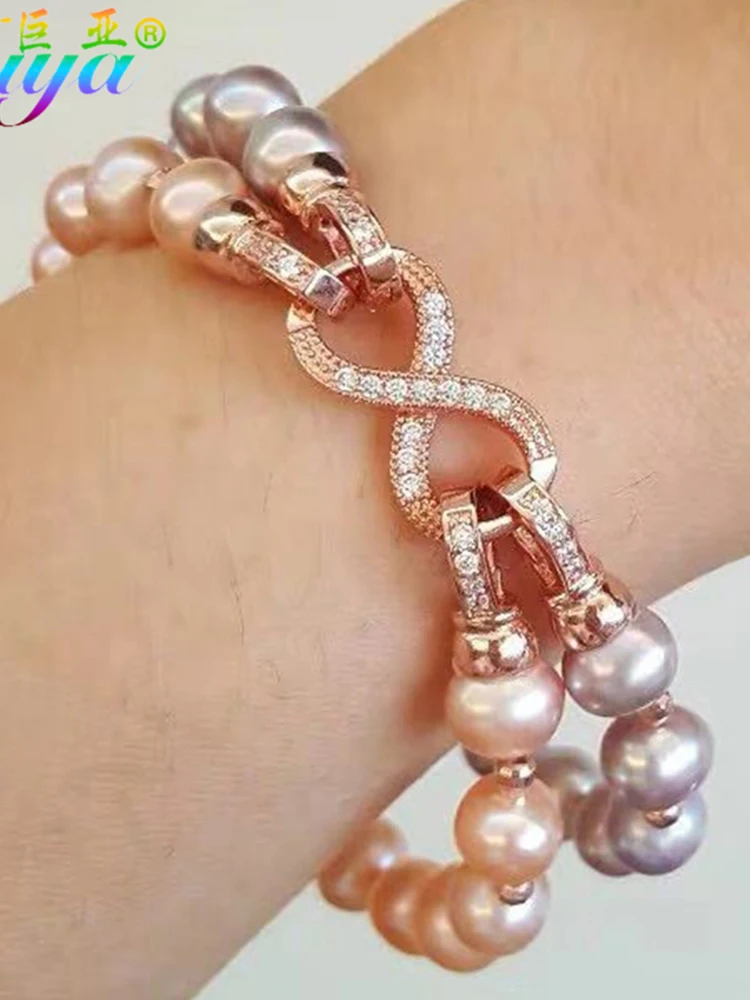 Juya DIY Schmuck Ergebnisse liefert Unendlichkeit Stecker Verschluss Verschluss Zubehör für Natursteine Perlen Perlen Schmuck herstellung – Detail 2