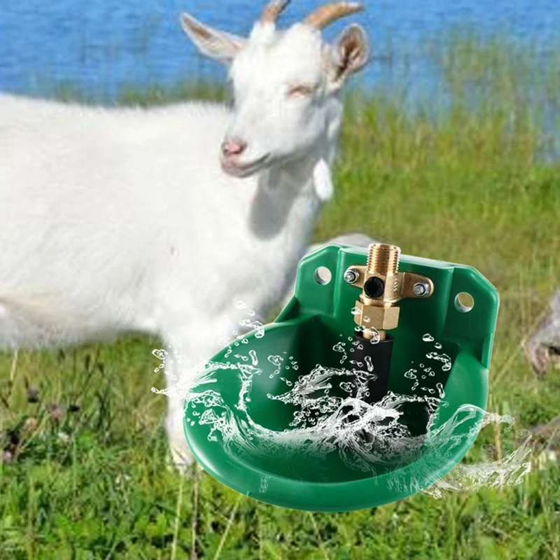ชามดื่มอัตโนมัติ Liquid Waterer แกะฟาร์มสัตว์ Feeder ดื่มเครื่องมือ Breeding อุปกรณ์