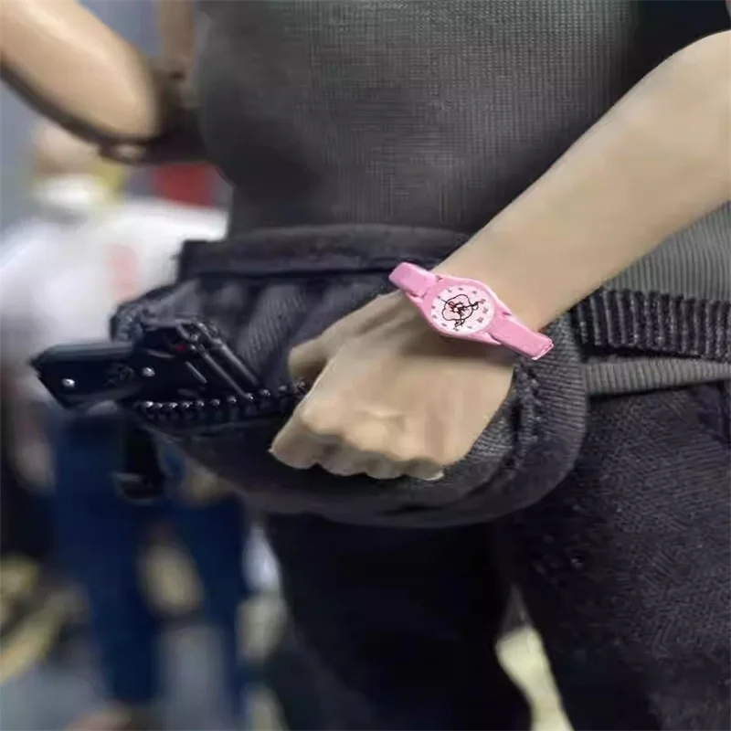 YYDS MR. الشكل 1/12 مشهد الجندي اكسسوارات العصرية ساعة معصم عالية الجودة لعبة مجسمة صالح 6 ''عمل دمية الجسم في الأوراق المالية #6