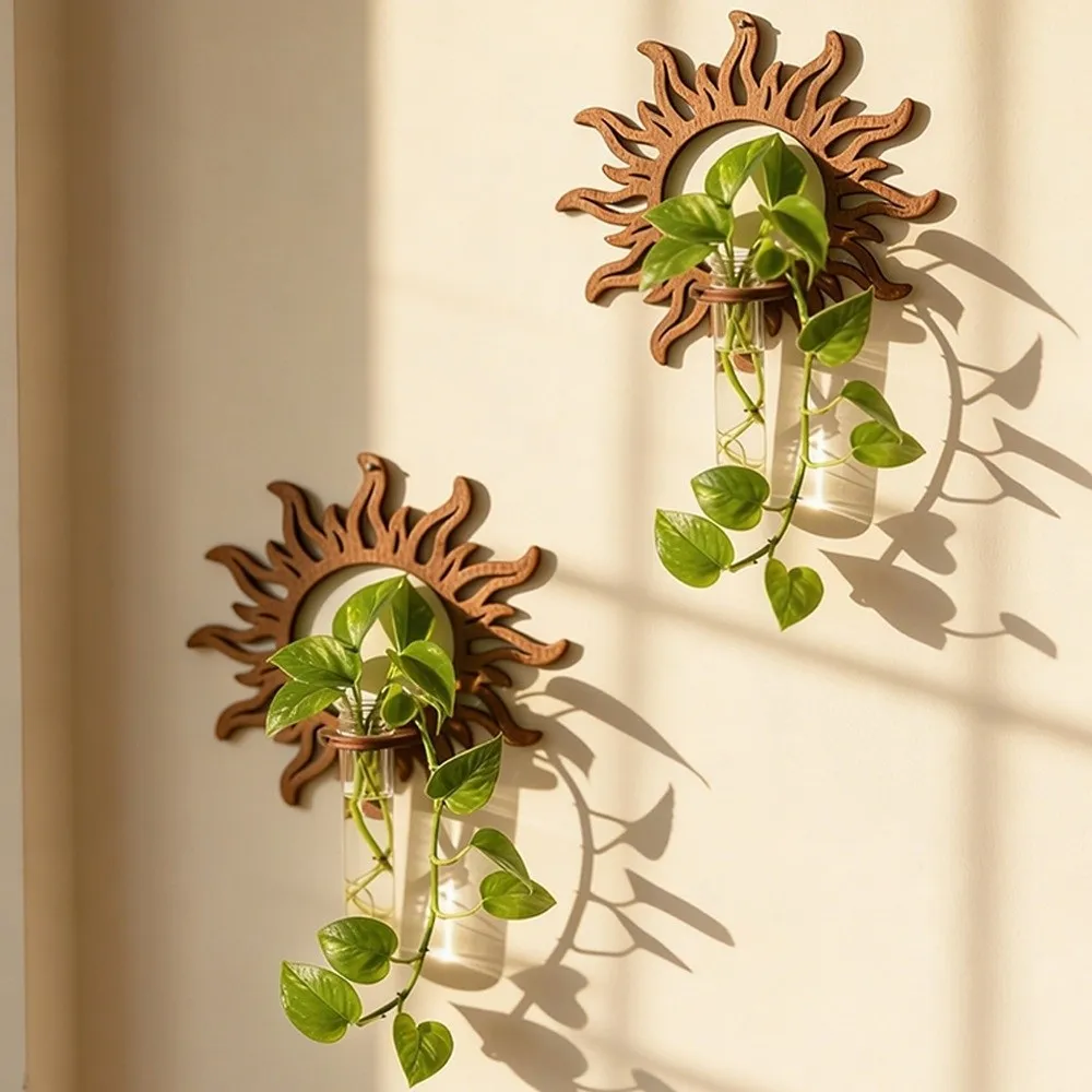 Gifts Wood Wall Propagation St - Propagation Station Vase recension och pris
