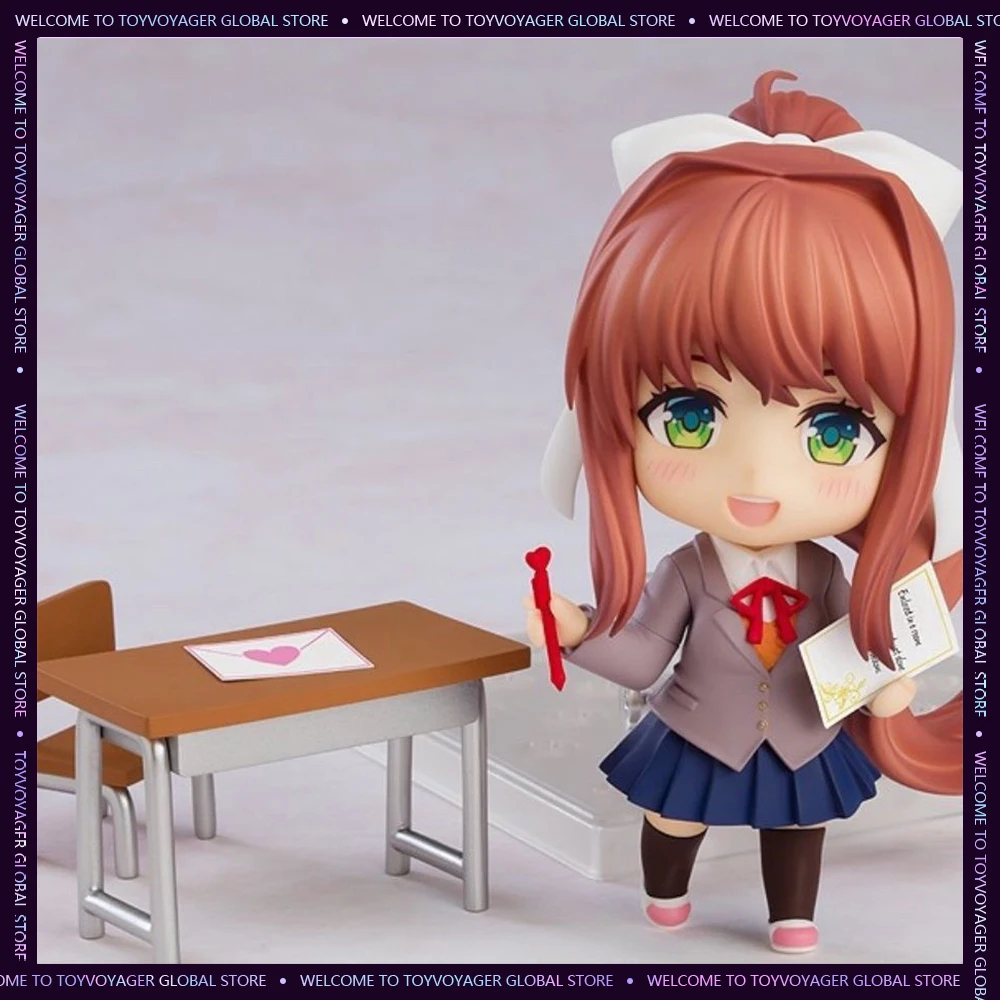 

В наличии Doki Literature Club, фигурка Моники Q Version Kawaii, аниме, фигурка, украшение для стола, рождественский подарок