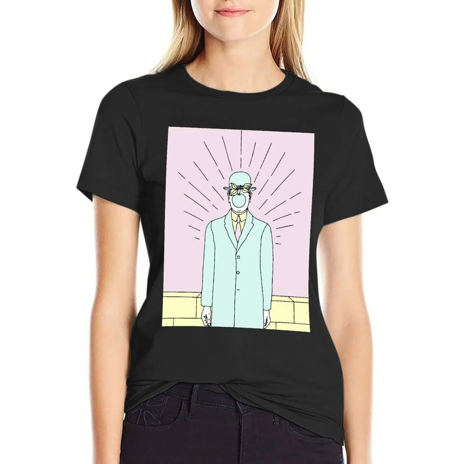 

The son of man T-Shirt graphics oversized lady clothes blanks Woman clothes
