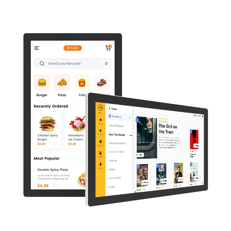 Wall Mount Shopping Mall Custom Sizes Lcd Capacitive Touch Screen Media Video Advertising Display Kiosk