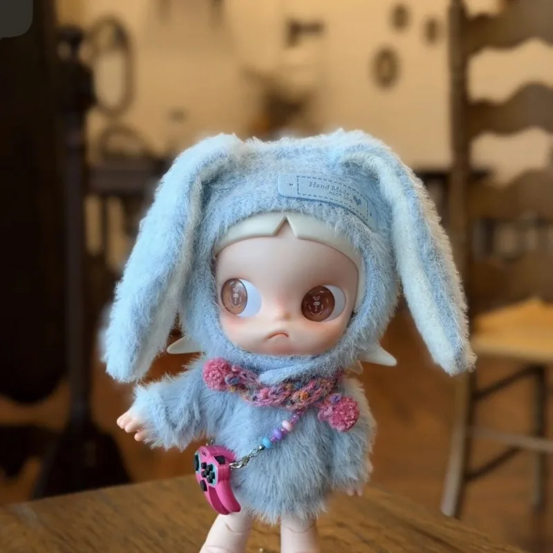 `Winter Creamy Sweater Outfit 4pcs Set For Zsiga 1/8BJD 20cm Action Figure Cool Girl Style Doll Clothes,Doll Not Included`
