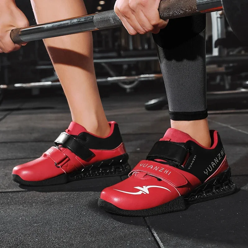 Professional Weightlifting Shoes for Men Women Flat Bottom Power Training Sneakers Indoor Gym Footwears Comfortable