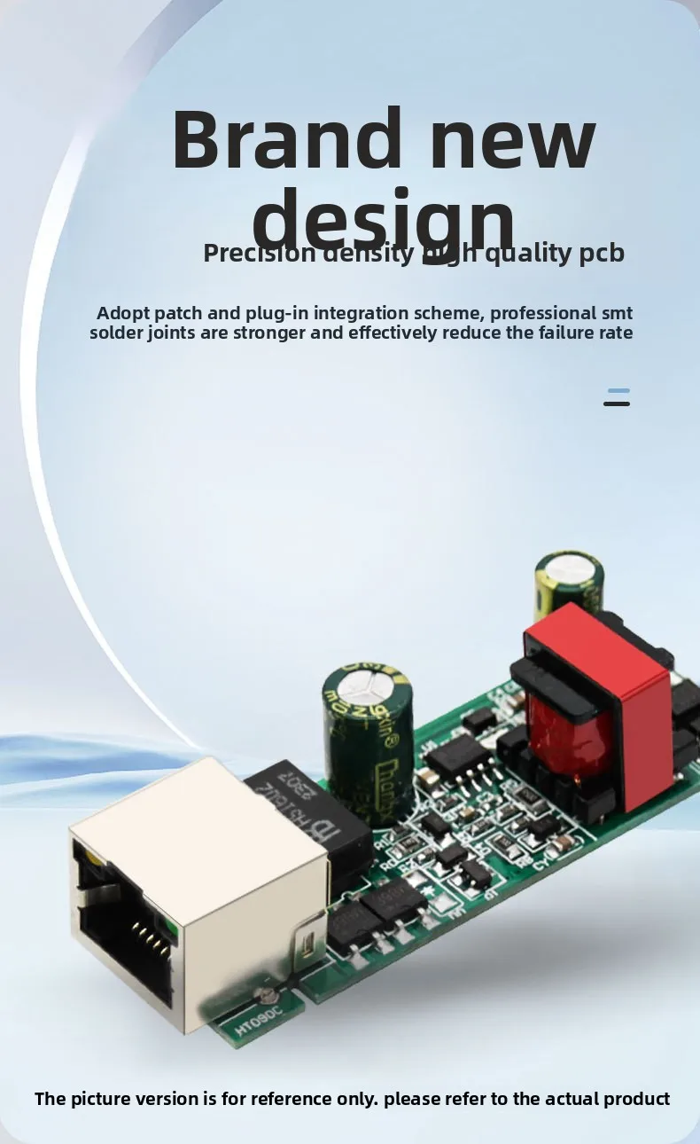 Répartiteur POE 48V à 5V Micro USB tpye-c 10/100Mbps, alimentation d'injecteur de caméra POE