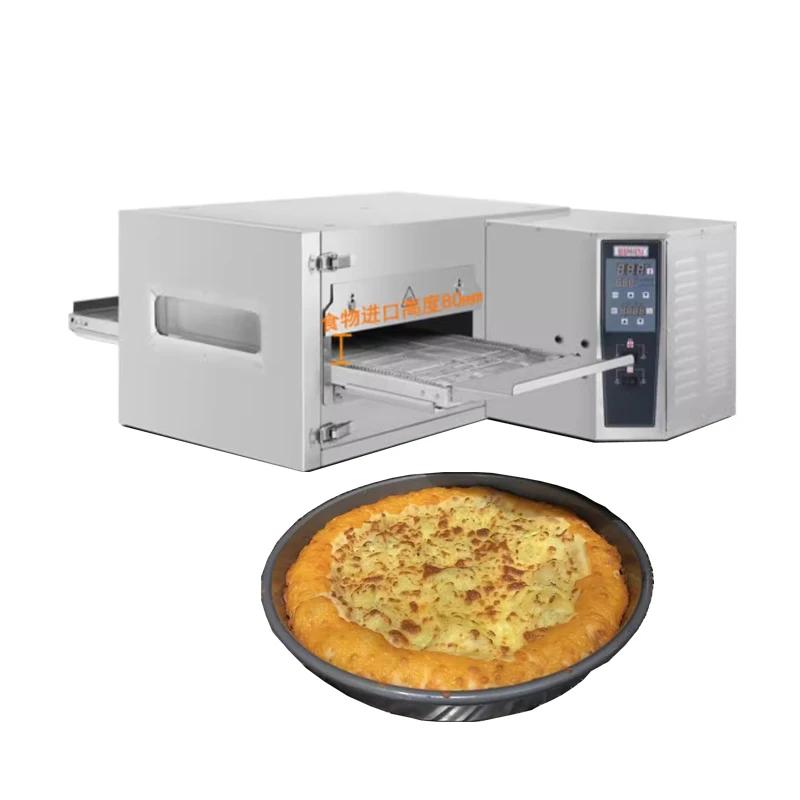 Easy Operate Mini Commercial Conveyor Pizza Oven Belt Conveyor Pizza Baking Oven For Restaurant