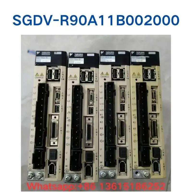 Second-hand SGDV-R90A11B002000 servo driver 100W, test functions in good condition