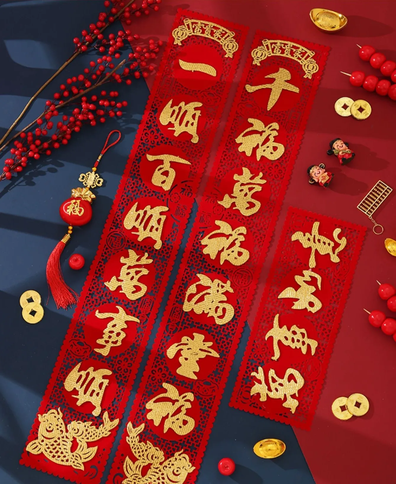 

3 шт. новогодние высококачественные байковые полые куплеты, самоклеящиеся весенние праздничные клеевые куплеты для задней двери