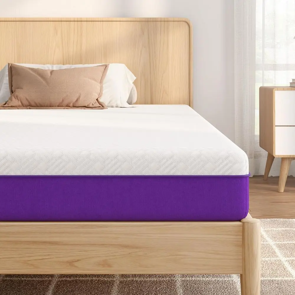 6 Twin Mattress for Dorms, Daybeds, Living Rooms - Gel Memory Foam, Medium Firm, Washable Cover view 5