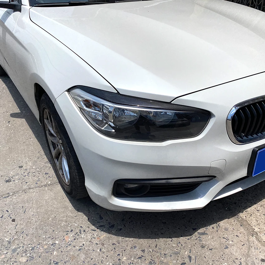 

For BMW 1 series F20 118i 120i 2015-2019 Facelift Headlights Eyebrow Eyelids Stickers ABS Trim Cover Accessories Car Styling