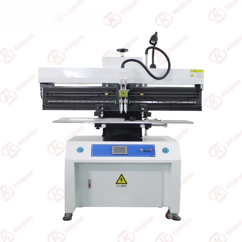 Customized smt smd printer machine 500/1000/1200mm screen pcb stencil printer semi automatic smt solder paster printer machine