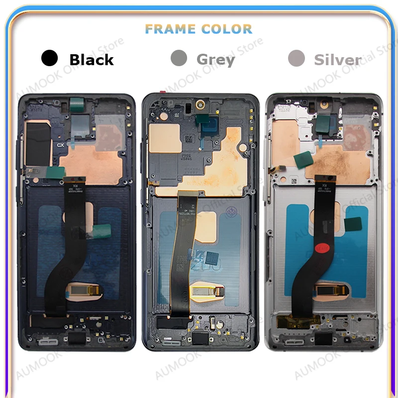 Ekran LCD AMOLED do Samsung Galaxy S20+ S20 Plus 4G 5G Wyświetlacz LCD Ekran dotykowy z ramką Digitizer G985 G986 Części — zdjęcie produktu 6