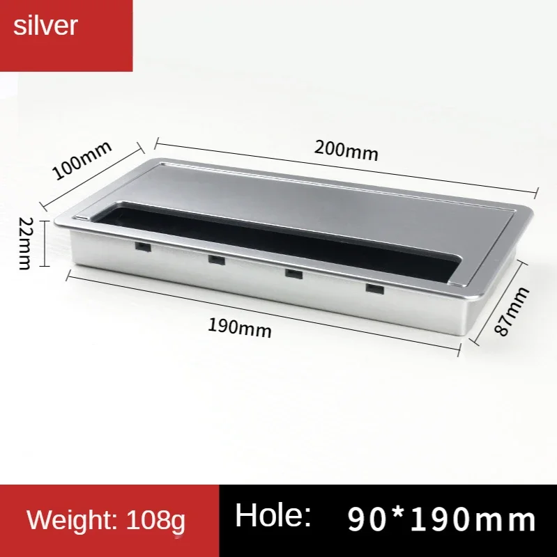 100x200mm silver