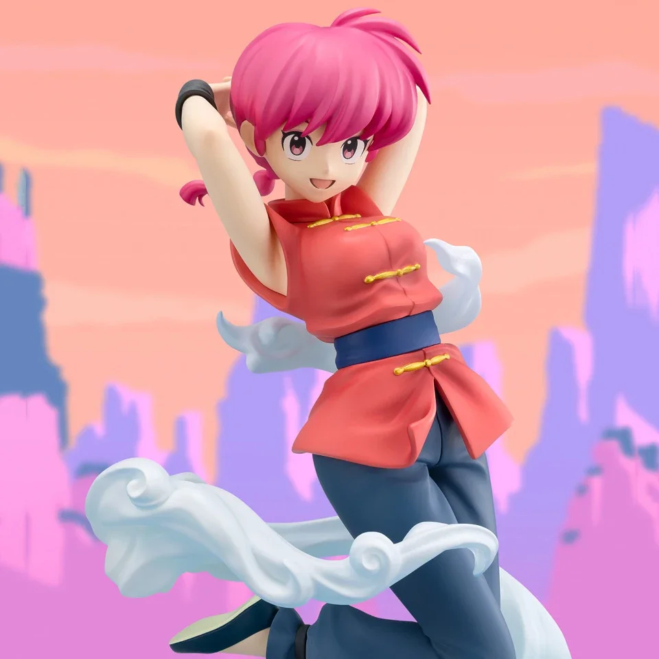 Original figuarts zero chouette fzc saotome ranma ranma nibun-no-chi shampoo anime figura modelo colecionável ornamento presente brinquedo