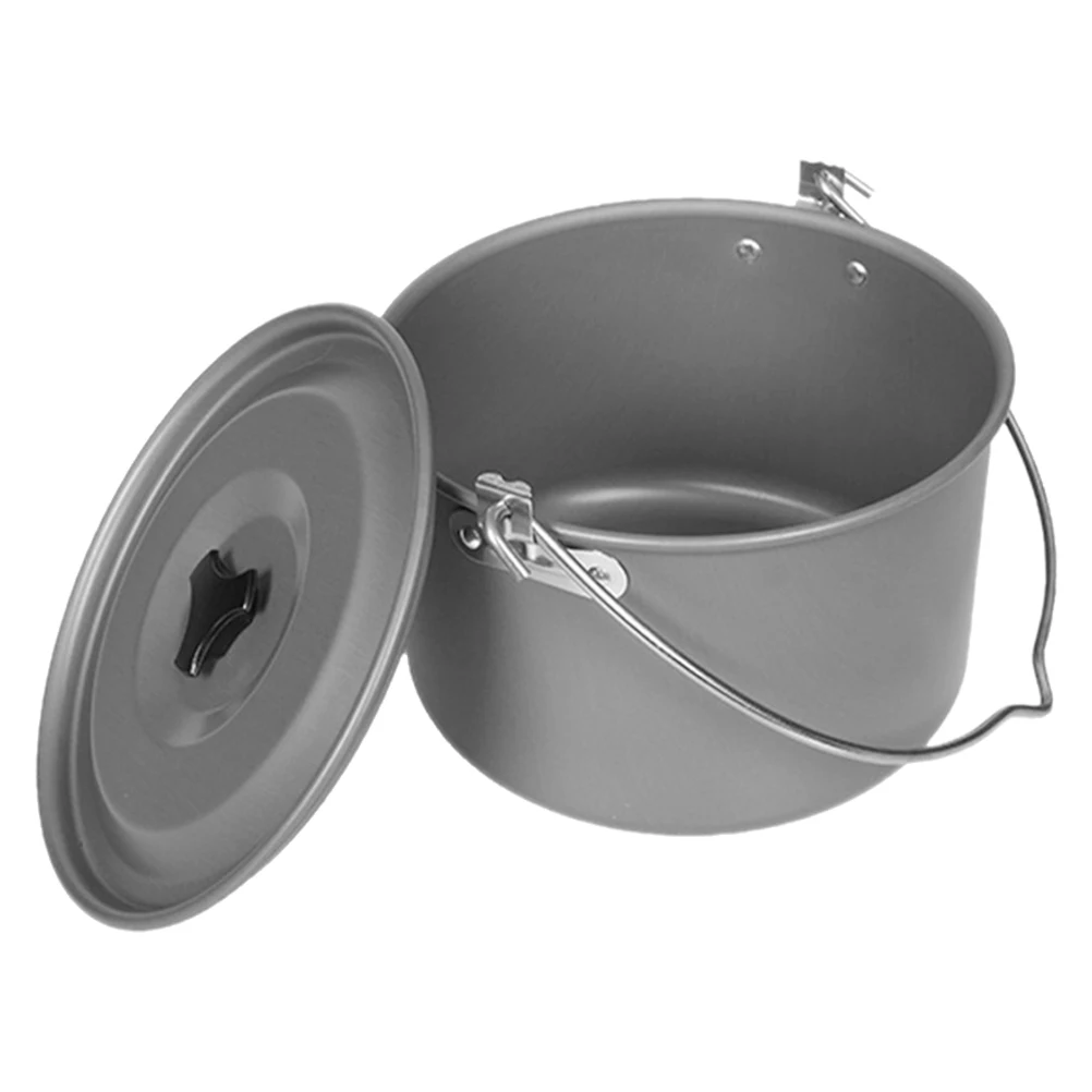 

Picnic Pot Set Camping Cooking Pot Large Capacity 6 8 People Outdoor Equipment Collapsible Pots Kettle Cookware