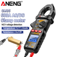 AC/DC Clamp Meter Digital Display Professional Digital Multimeter Overload Protection 600A DC Tester Tool Measuring NCV Tester