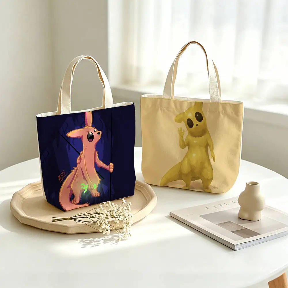 Hunter S-Survivor Monk Rain World  Printed Canvas Tote Bag Shoulder Bag Commuter Mommy Shopping Bag