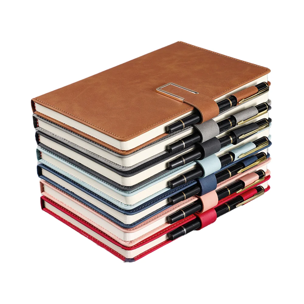 Vintage A5 Leather Notebook Soft Cover Writing Journal For Business Meetings College Life Office School Personalized Gift - view 6