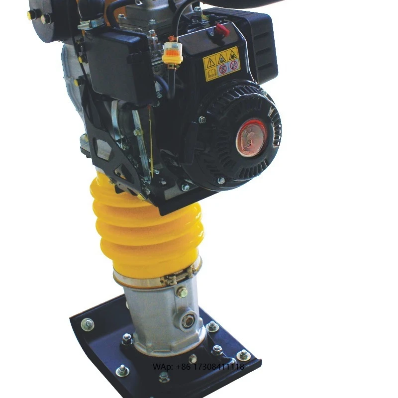 High Quality 4.0kw/5.5hp Vibratory Soil Compactor Machine Building Construction Earth Rammer with Core Engine for Tamping Soil